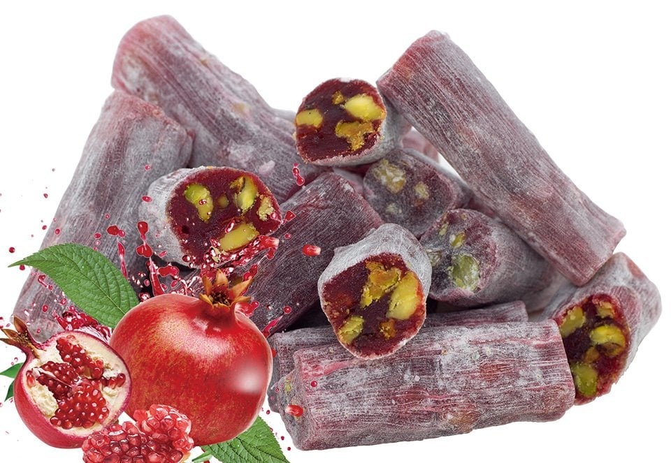 Nar Aromalı Antep Fıstıklı Fitil Lokum 1 kg