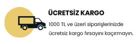 1000 TL üzeri ücretsiz kargo