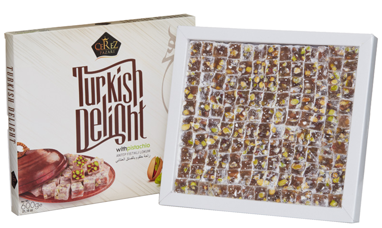Çifte Kavrulmuş Extra Antep Fıstıklı Lokum 600g