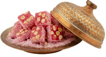 Gül Aromalı Fındıklı Lokum 1kg
