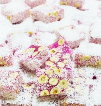Gül Aromalı Fındıklı Lokum 1kg