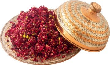 Gül Yaprağı Kaplı Fıstıklı Lokum 1kg