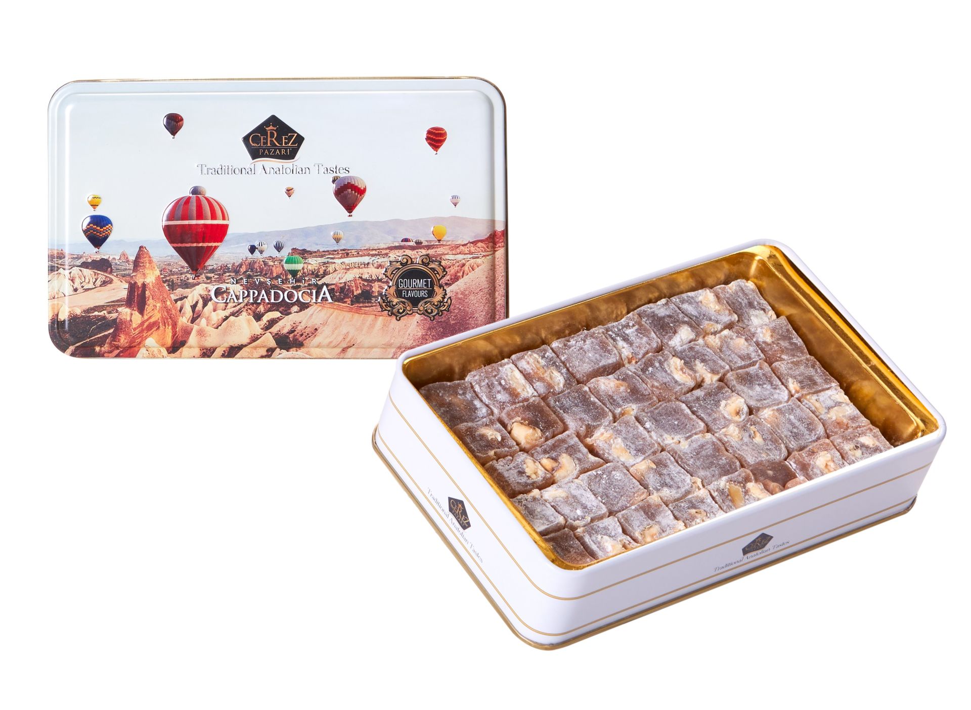 Çifte Kavrulmuş Extra Fındıklı Duble Hediyelik Metal Kutuda 370gr