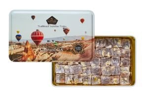 Çifte Kavrulmuş Extra Fındıklı Duble Hediyelik Metal Kutuda 370gr
