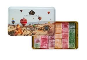 Hediyelik Metal Kutuda 320gr Glutensiz Vegan 5 Çeşit Tropik